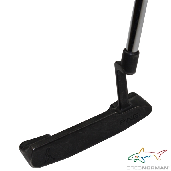 Greg Normans Personal Used Karsten Mfg. Corp Ping Anser 2 Putter with Lead Tape