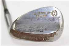 Greg Norman's Personal Used MacGregor 'Jack Nicklaus' Muirfield 20th Sand Wedge with Lead Tape