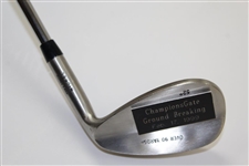 Greg Norman's Personal Used 1999 ChampionsGate Ground Breaking Tour Distance 52 Degree Soft Touch Nickel Pitching Wedge