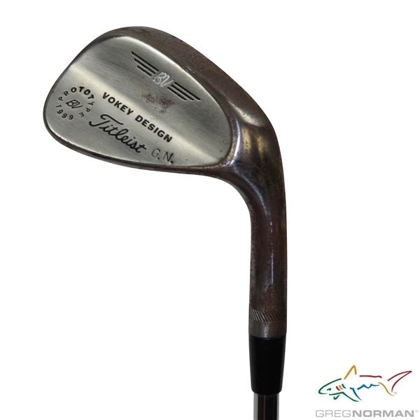 Greg Normans Personal Used Titleist BV Vokey Design G.N. 1999 Protoype Wedge