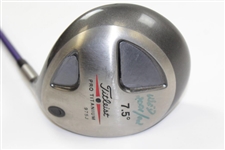 Greg Norman's Personal Used Titleist Pro Titanium 975J 7.5 Degree Driver - with Notes on Sole