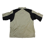 Greg Norman's Personal Used Tan & Black 'Greg Norman' EPIC Nextec Full Zip Short Sleeve Rain Jacket - M/M