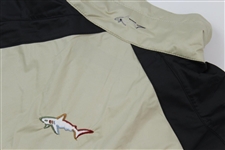 Greg Norman's Personal Used Tan & Black 'Greg Norman' EPIC Nextec Full Zip Short Sleeve Rain Jacket - M/M