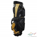 Greg Normans Personal Tiburon Sample Black & Gold Golf Stand Bag