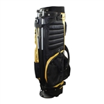 Greg Norman's Personal Tiburon 'Sample' Black & Gold Golf Stand Bag