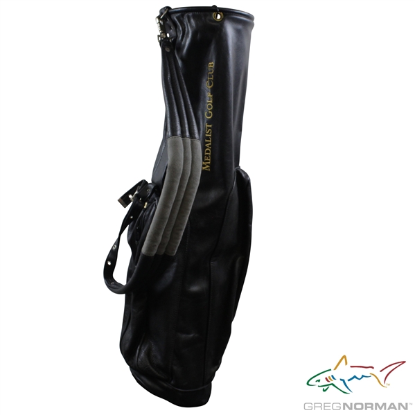 Greg Normans Personal Medalist Golf Club The Peter Jacobsen Leather Golf Bag