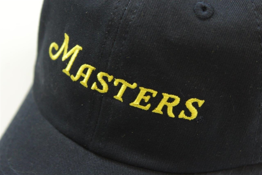Masters Tournament Official Grounds Navy with Yellow Hat