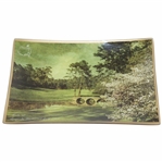 Masters Tournament hole #12 Golden Bell Porcelain Candy Dish/Tray in Original Box