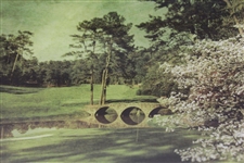 Masters Tournament hole #12 Golden Bell Porcelain Candy Dish/Tray in Original Box