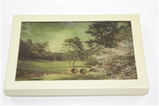 Masters Tournament hole #12 Golden Bell Porcelain Candy Dish/Tray in Original Box