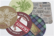 Five (5) Coasters from Augusta National's Berckman's Place Restaurants