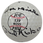 Joe & Phil Neikro Signed Joe-539 Wins-Phil Logo Golf Ball - Charles Coody Collection JSA ALOA