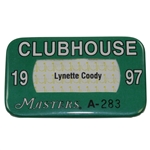 Charles Coodys Wife Lynnette 1997 Clubhouse Badge #A-283