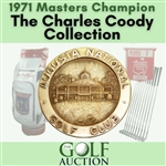 Doug Ford Signed Undated Masters Par-Aide Embroidered Flag - Charles Coody Collection JSA ALOA