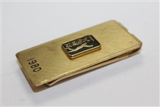 Charles Coody's Personal 1980 PGA Tour Money Clip/Badge