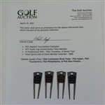 Charles Coody's Four 1968 Contestant Divot Tools - PGA Kaiser, PGA Thunderbird, PGA Philadelphia, & PGA New Orleans