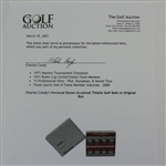 Charles Coody's Personal Dozen Acushnet Titleist Golf Balls in Original Box