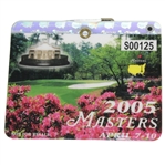 Charles Coodys 2005 Masters SERIES Badge #S00125 - Tiger Woods Winner