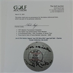 Joe & Phil Neikro Signed 'Joe-539 Wins-Phil' Logo Golf Ball - Charles Coody Collection JSA ALOA