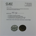 Charles Coody's 1964 & 1965 Greater Seattle Open Contestant Badges
