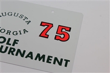 Welcome Masters Augusta Georgia Golf Tournament License Plate #75
