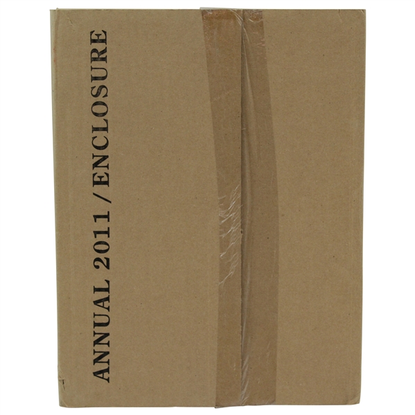 2011 Masters Tournament Annual Book in Unopened Box with Shipping Label Attached