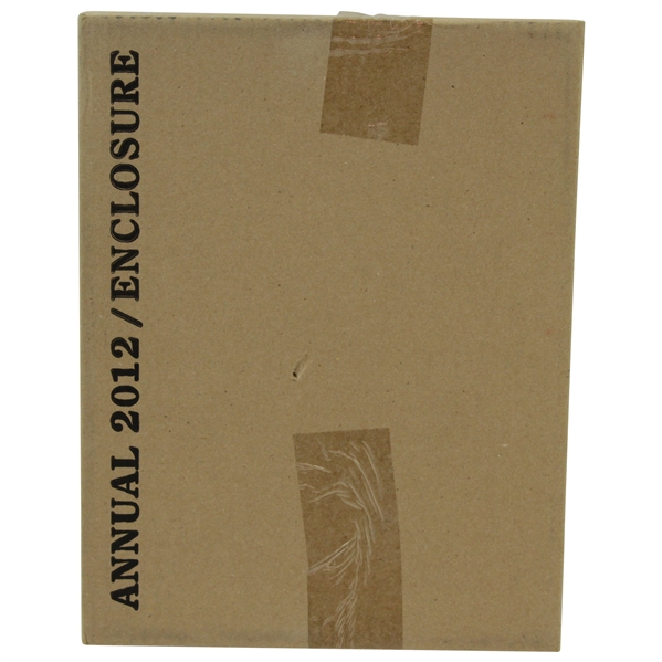 2012 Masters Tournament Annual Book in Unopened Box with Shipping Label Attached