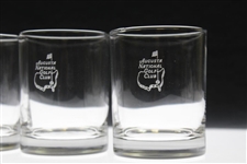 Set of Four (4) Augusta National Golf Club Rocks Glasses