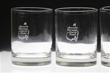 Set of Four (4) Augusta National Golf Club Rocks Glasses