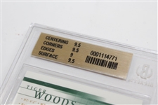 Tiger Woods 2001 Upper Deck Golf Card BGS 9.5 GEM MINT 0001114771