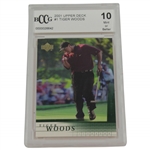 Tiger Woods 2001 Upper Deck Golf Card BCCG 10 Mint or Better 0000026642