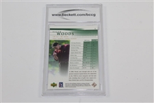 Tiger Woods 2001 Upper Deck Golf Card BCCG 10 Mint or Better 0000026642
