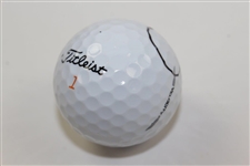 Adam Scott Signed Titleist Masters Logo Golf Ball JSA ALOA
