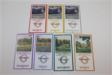 1999 PGA Championship at Medinah CC Ticket Set  - Tiger Woods Winner