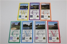 2001 PGA Championship at Atlanta Athletic Club Ticket Set - David Toms Winner