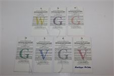 2001 PGA Championship at Atlanta Athletic Club Ticket Set - David Toms Winner