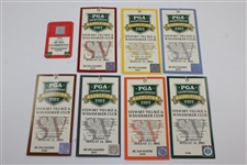 2002 PGA Championship at Valhalla Ticket Set with Wanamaker Club Badge - Rich Beem Winner