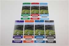 2007 PGA Championship at Southern Hills Ticket Set - Tiger Woods Winner