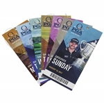 2017 PGA Championship at Quail Hollow Ticket Set  - Justin Thomas Winner