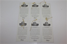 1997 Las Vegas Invitational Tuesday-Sunday Tickets with Tiger Woods Images - Bill Gleason Winner