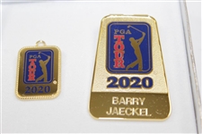 Barry Jaeckel's 2020 PGA Tour Players Money Clip & Pin in Case