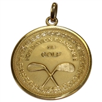 1972 French Open National Gold Medal with Case Awarded to Barry Jaeckel - Only 3rd American Winner