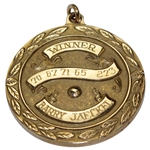 Barry Jaeckels 1978 Tallahassee Open Tournament Winners Gold Medal with Case