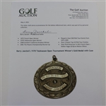 Barry Jaeckel's 1978 Tallahassee Open Tournament Winner's Gold Medal with Case