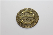Barry Jaeckel's 1980 TPC Dedication Tournament Medallion With Case 