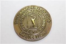 Barry Jaeckel's 1980 TPC Dedication Tournament Medallion With Case 