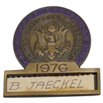 Barry Jaeckels 1976 US Open at Atlanta Athletic Club Contestant Badge