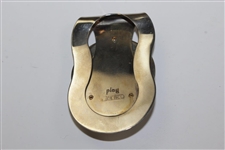 Barry Jaeckel's 1979 TPC Sawgrass Metal Contestant Clip/Badge With Case 