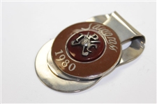 Barry Jaeckel's 1980 TPC Sawgrass Contestant Clip/Badge With Case