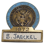 Barry Jaeckels 1972 US Open at Pebble Beach Contestant Badge
